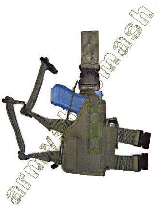 TACTICAL PISTOL HOLSTER oliv. © armyshop M*A*S*H