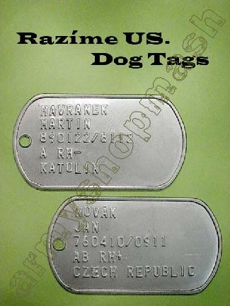 Ražba US. Dog Tags © armyshop M*A*S*H